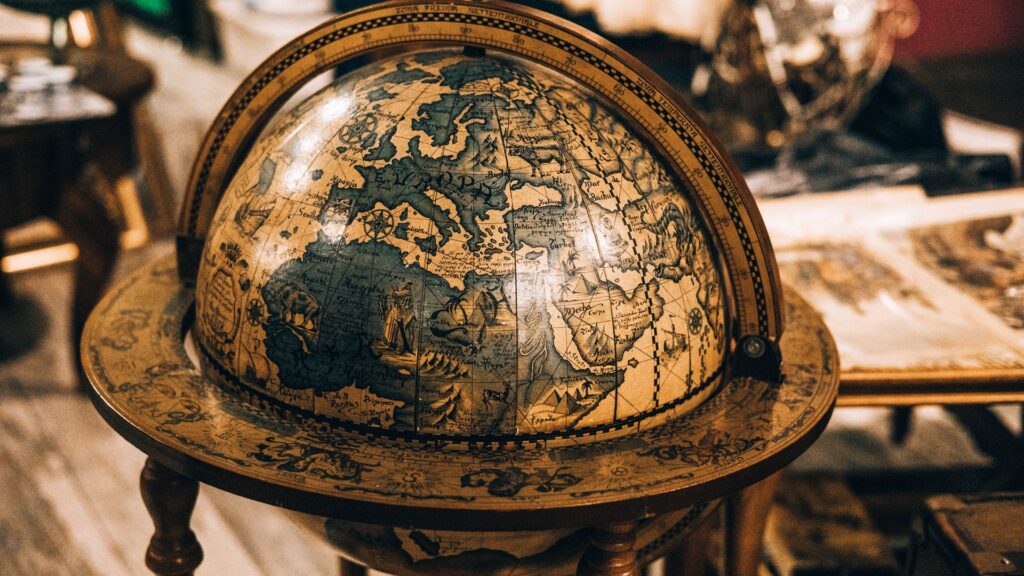 antique globe